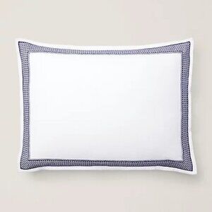 NWT - (set of 2) Ralph Lauren Blue and White Linen Whitby Throw Pillow 15" x 20"